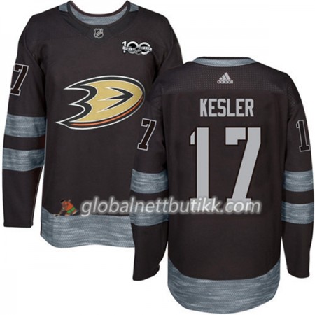 Anaheim Ducks Hockeydrakt Ryan Kesler 17 1917-2017 100th Anniversary Svart Adidas Authentic - Herre